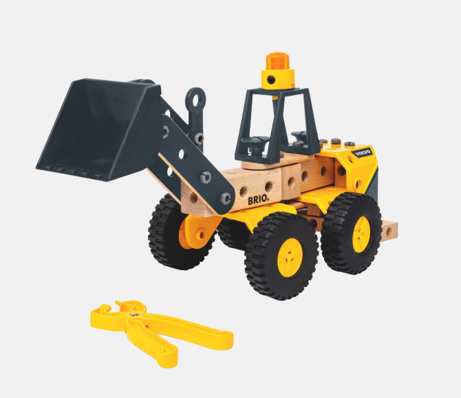 ZABAWKA BRIO BUILDER VOLVO WHEEL LOADER - CE