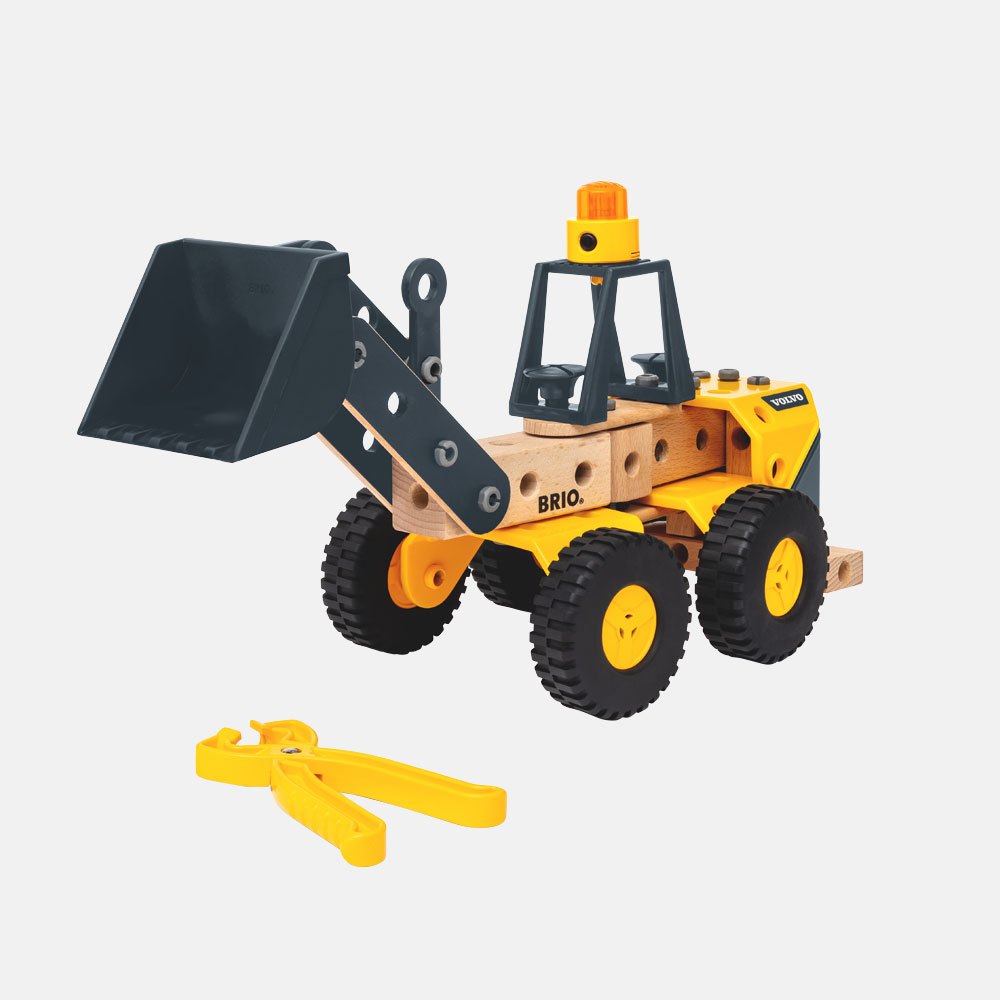 ZABAWKA BRIO BUILDER VOLVO WHEEL LOADER - CE