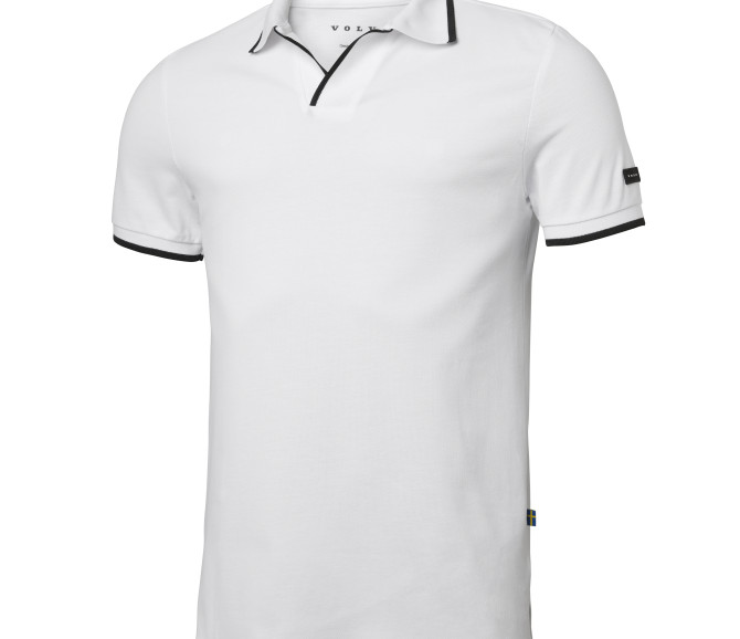 CASUAL POLO - VOLVO WORD MARK - WHITE - XL