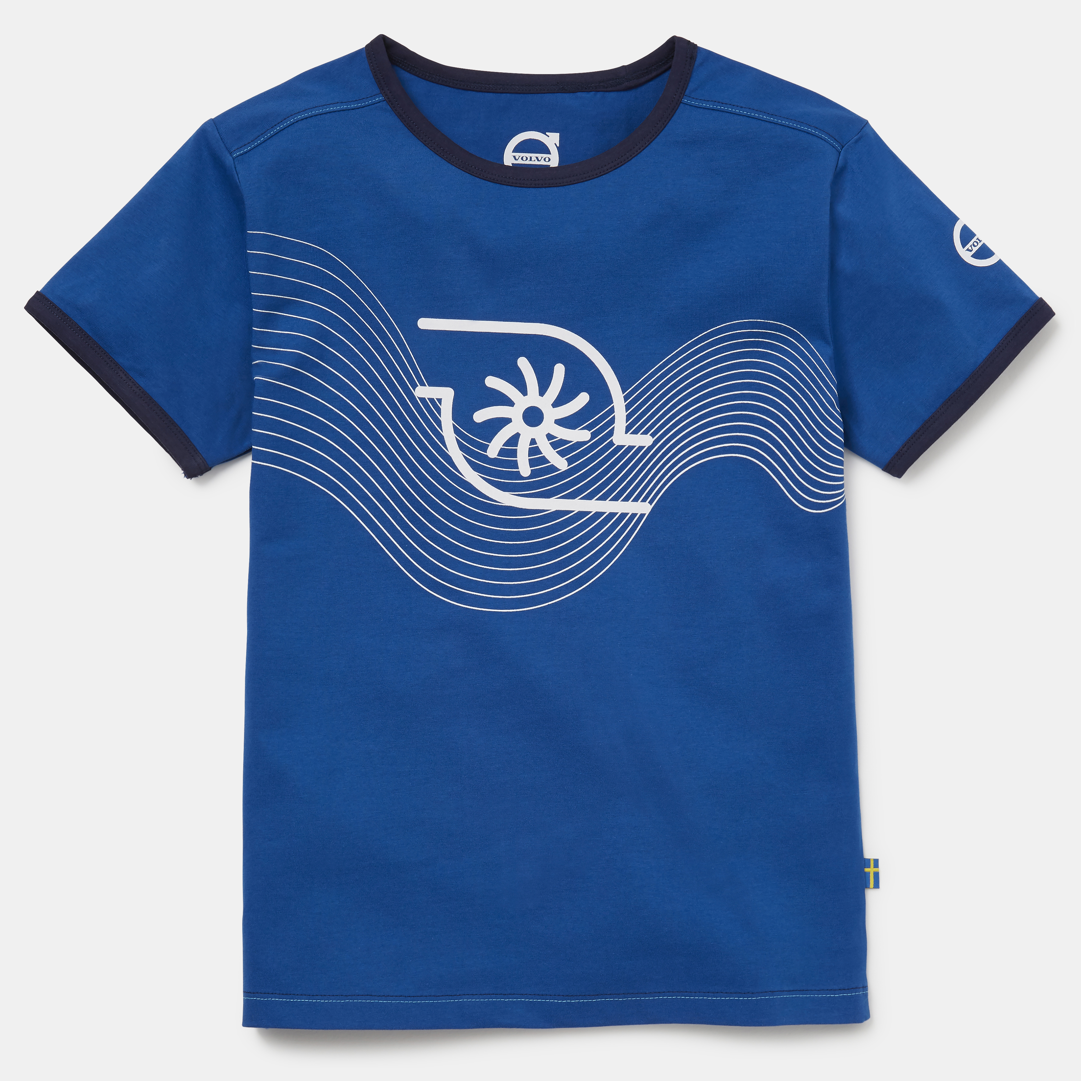 T-SHIRT YOUNGSTER KIDS - VOLVO IRON MARK - BLUE - 158/164