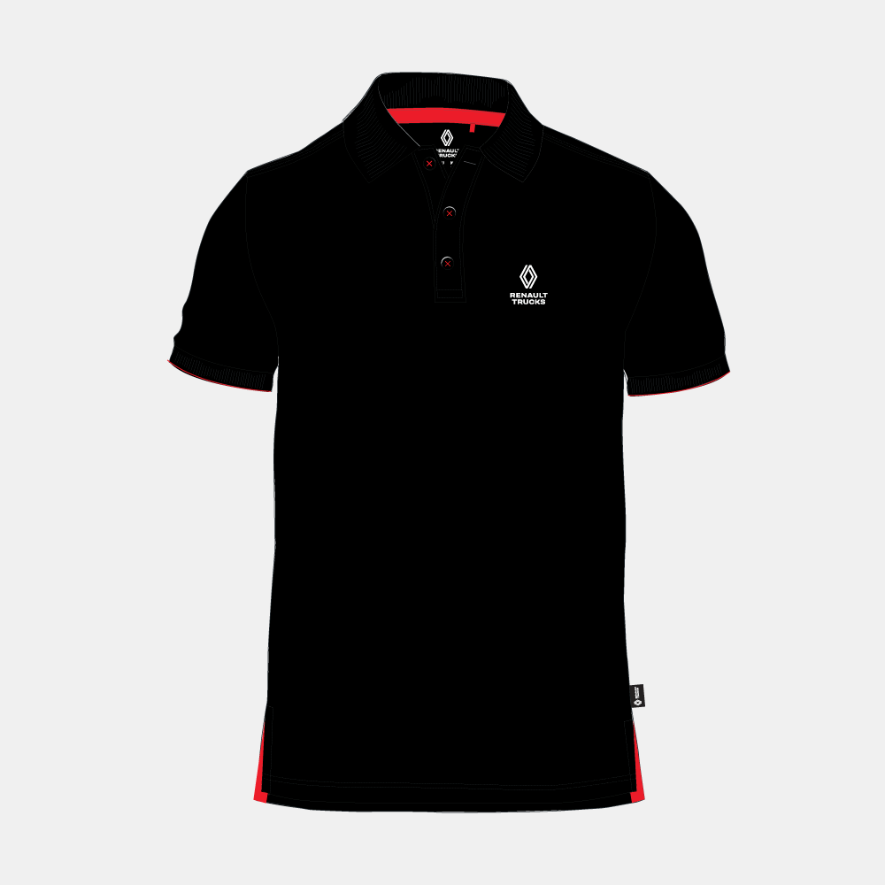 RENAULT TRUCKS POLO SHIRT - RENAULT TRUCKS - BLACK - L