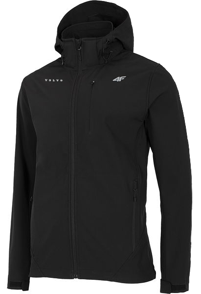 KURTKA SOFTSHELL 4F - KOLOR CZARNY - ROZMIAR M