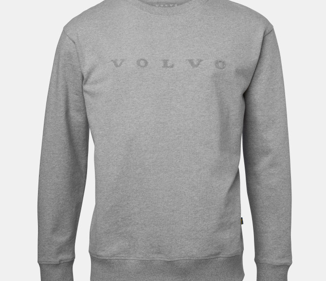 BLUZA "LETTER" - VOLVO WORD MARK - GREY - XL