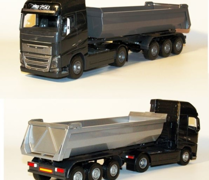 Model FH4 naczepa-wywrotka czarny