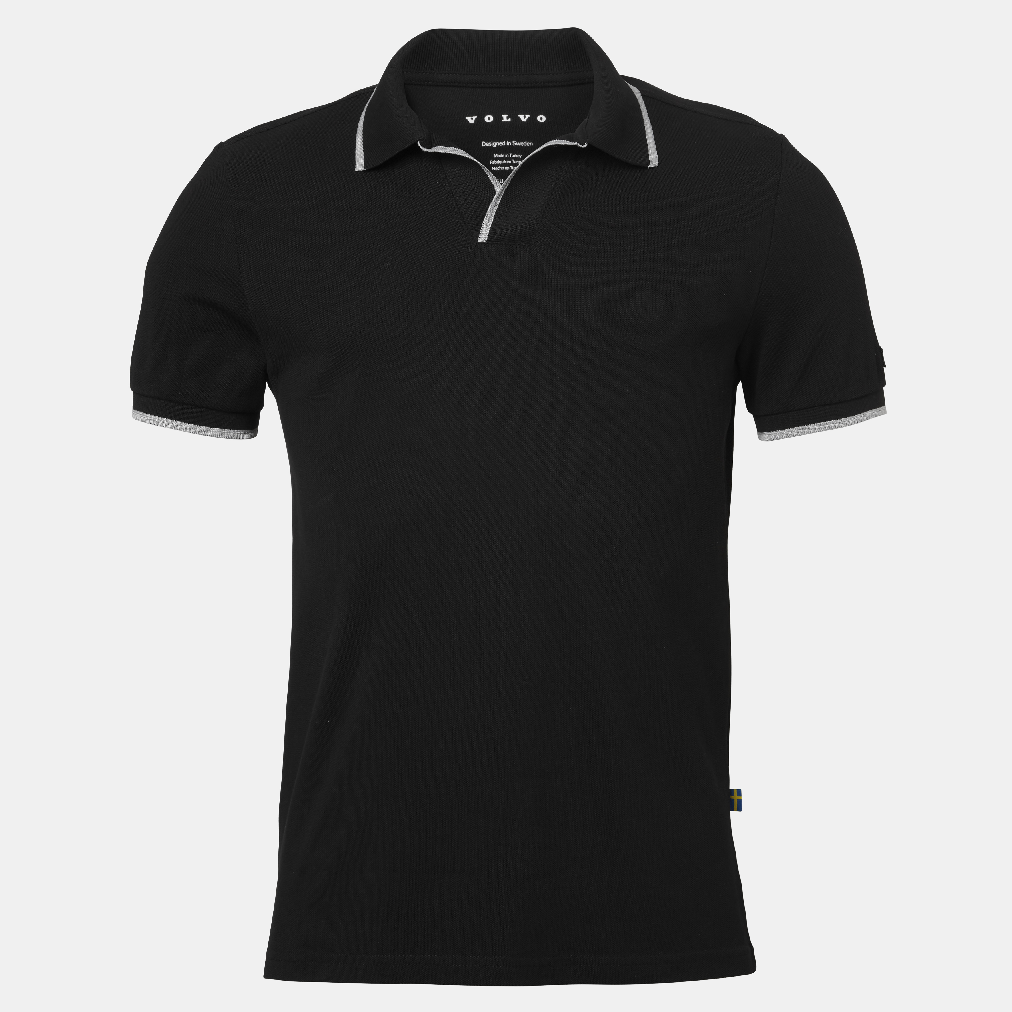 CASUAL POLO - VOLVO WORD MARK - BLACK - L