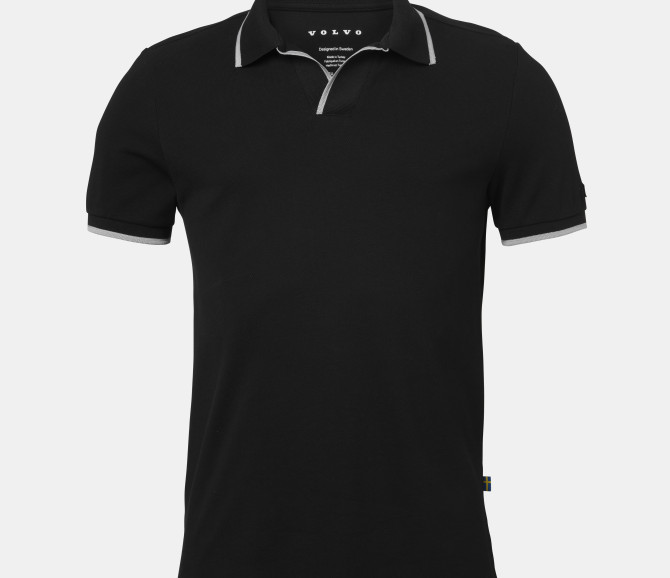 CASUAL POLO - VOLVO WORD MARK - BLACK - L