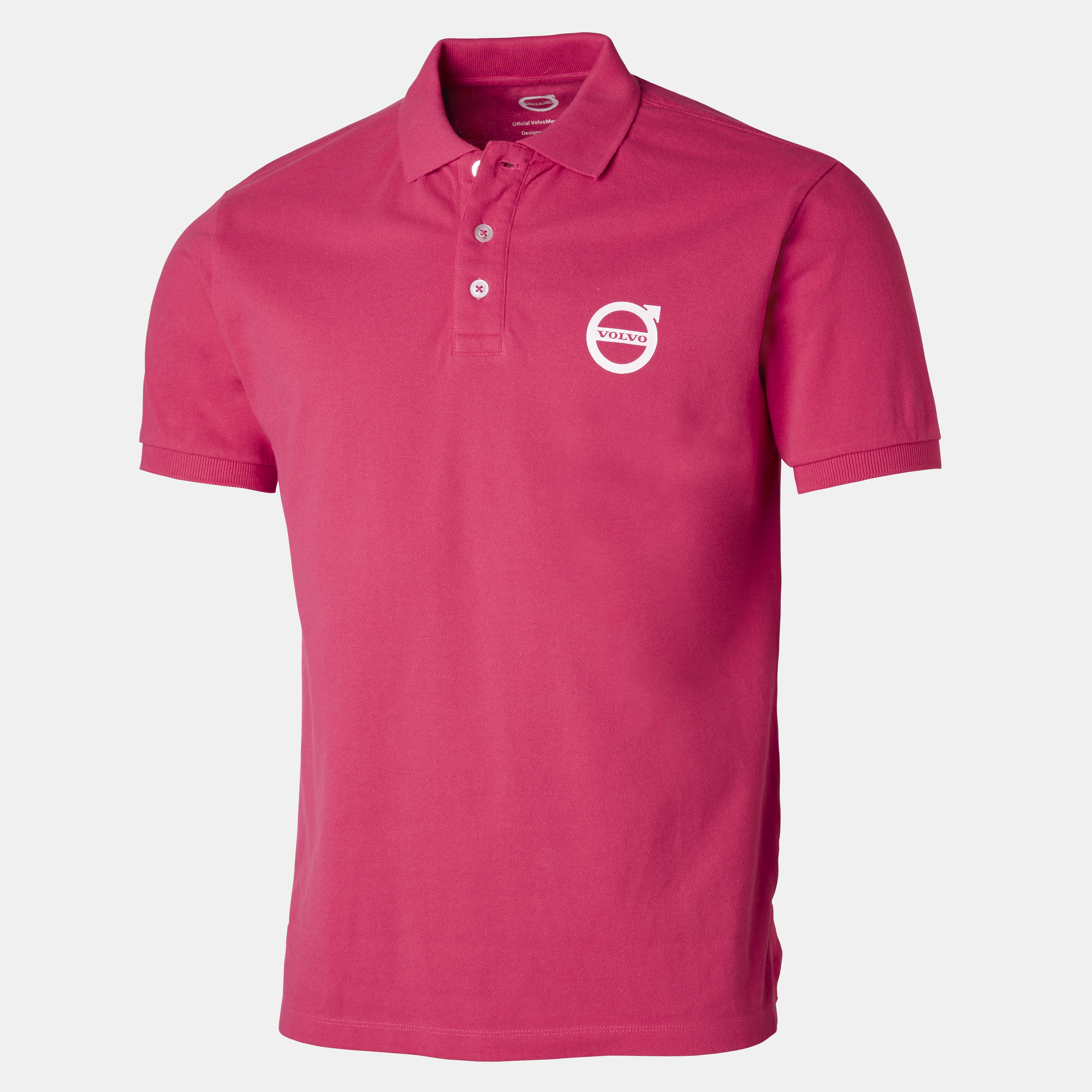 KOSZULKA POLO - VOLVO IRON MARK - PINK - 3XL