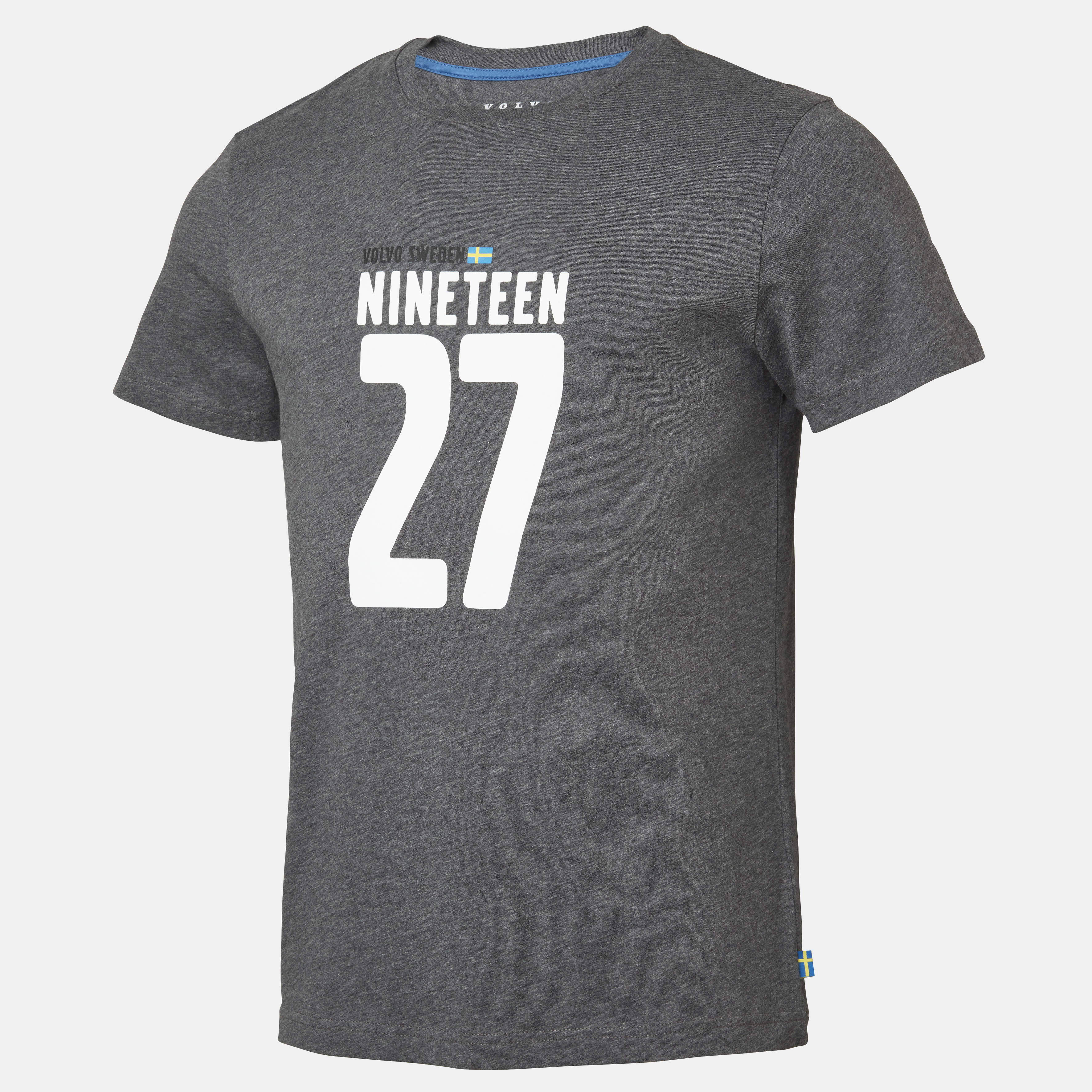 T-SHIRT NINTEEN 27 - VOLVO WORD MARK - GREY - M