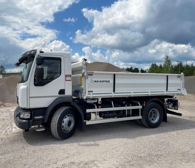 RENAULT D18 280 - Podwozie z zabudową wywrotką KH Kipper