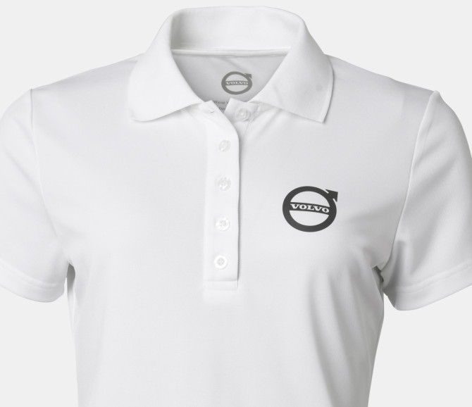 KOSZULKA POLO DAMSKA VOLVO IRON MARK WHITE S
