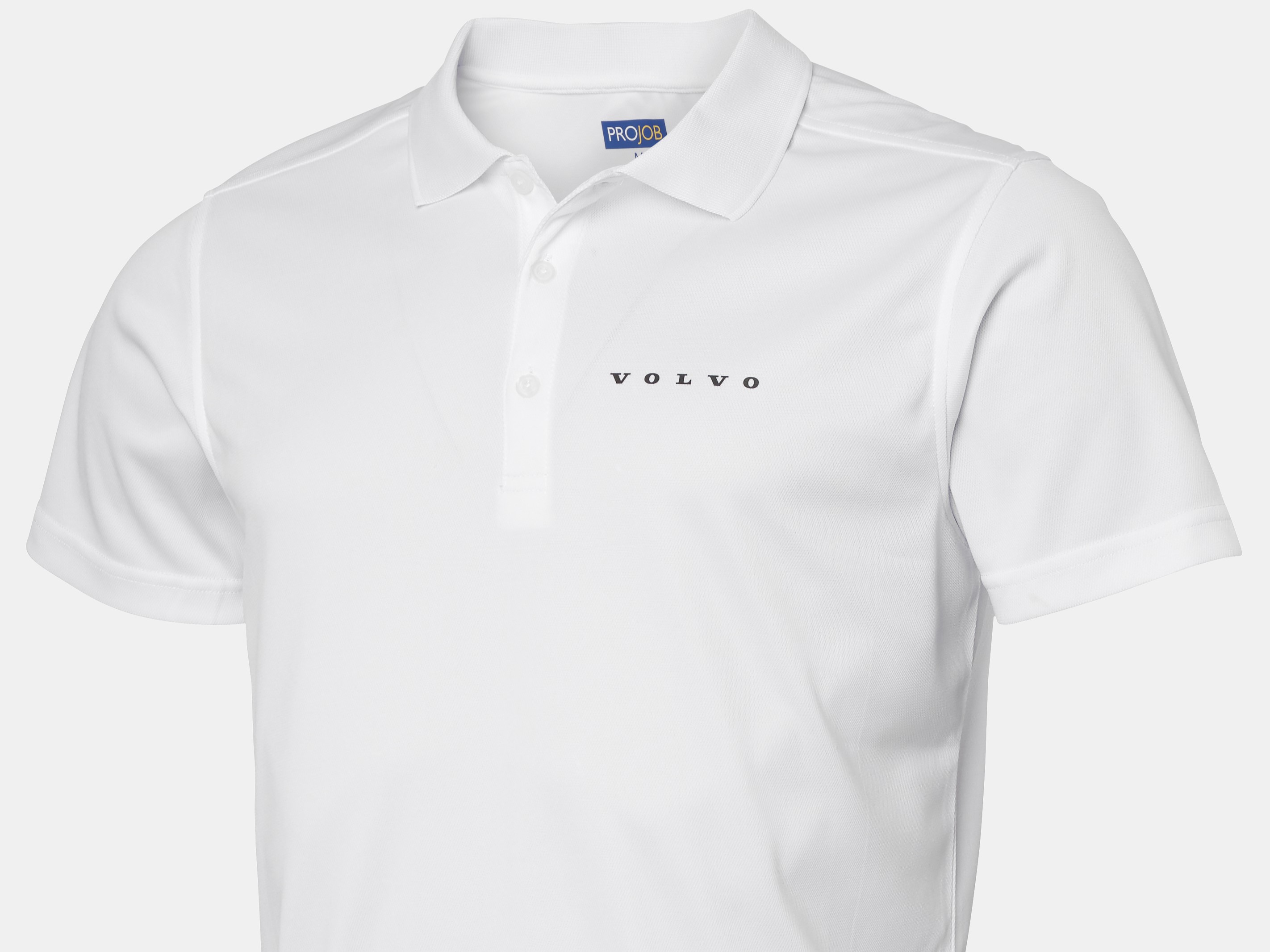 KOSZULKA POLO - VOLVO WORD MARK - WHITE - L