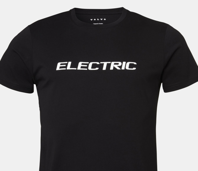 T SHIRT CZARNY ELECTRIC L