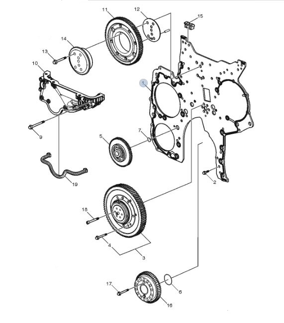 PŁYTA UKŁADU ROZRZĄDU VOLVO FM4 22194564