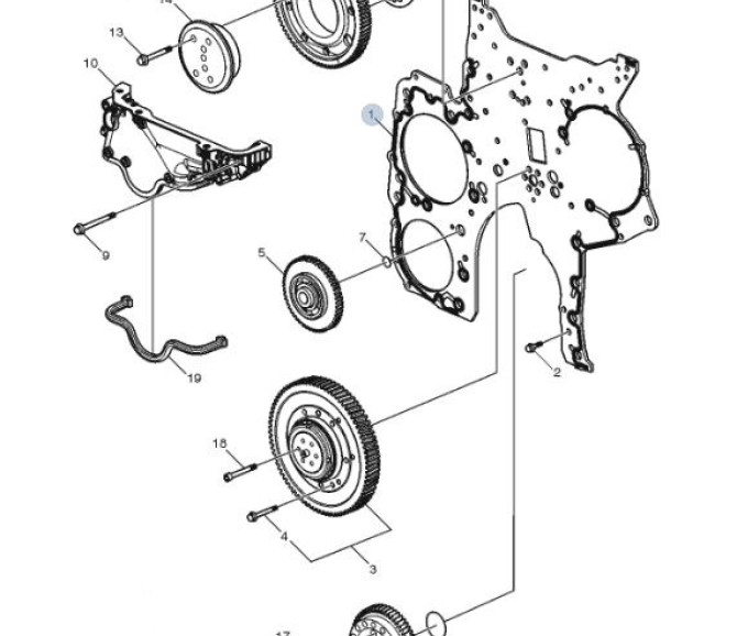 PŁYTA UKŁADU ROZRZĄDU VOLVO FM4 22194564