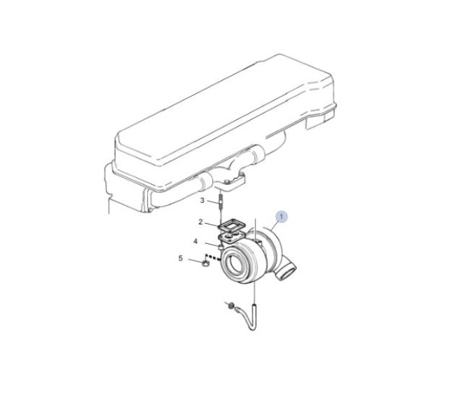 TURBOSPRĘŻARKA VOLVO D12D, REMAN 85000376