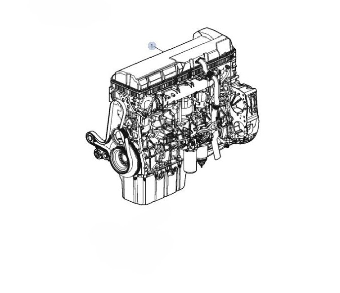 BLOK SILNIKA D13K480 / D13K440, REMAN 7485002304