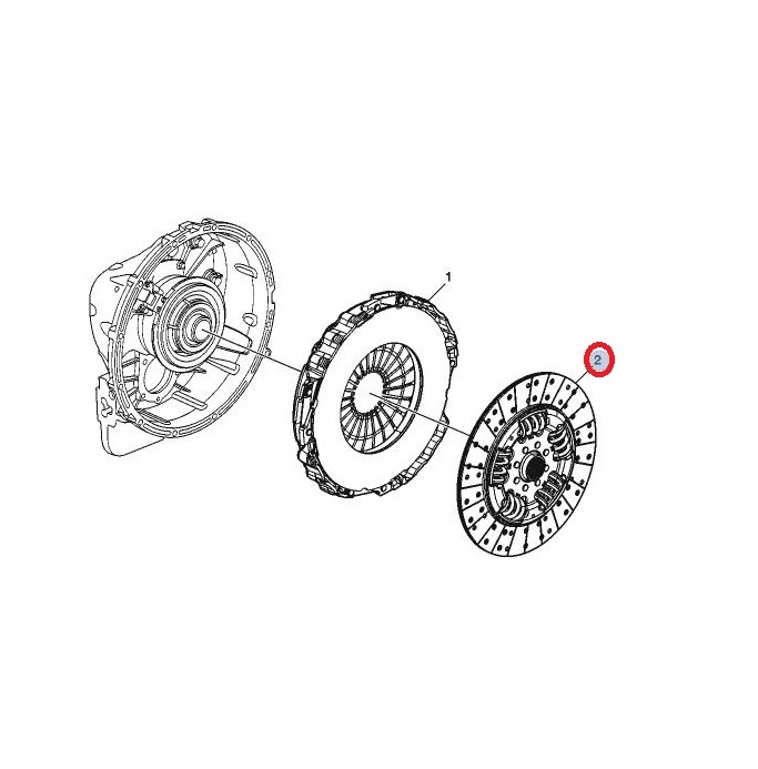 TARCZA SPRZĘGŁA, REMAN 85022358