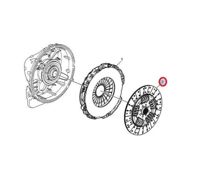 TARCZA SPRZĘGŁA, REMAN 85022358