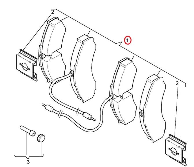 KOMPLET KLOCKÓW HAMULCOWYCH RENAULT MASCOTT 5001844748