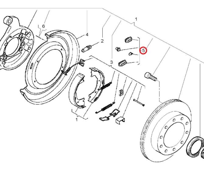ZESTAW ZAŚLEPEK OSŁONY TARCZY KOTWICZNEJ RENAULT MASCOTT 5001848006