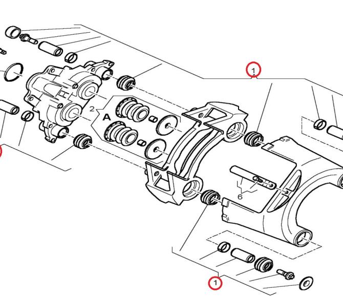 ZESTAW NAPRAWCZY ZACISKU HAMULCOWEGO RENAULT MIDLUM 7421556882
