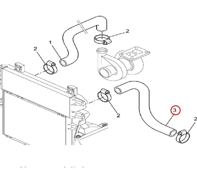 PRZEWÓD INTERCOOLERA RENAULT MASCOTT 5010236844