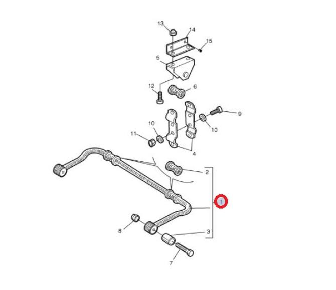 STABILIZATOR TYLNY 20589385