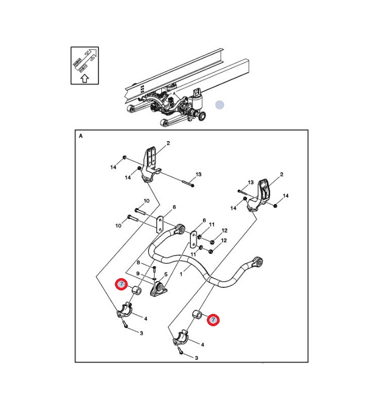 TULEJA ŁĄCZNIKA STABILIZATORA VOLVO FE3  20726635
