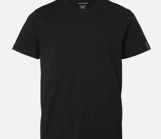 T-SHIRT VOLVO CZARNY - VOLVO WORD MARK - S