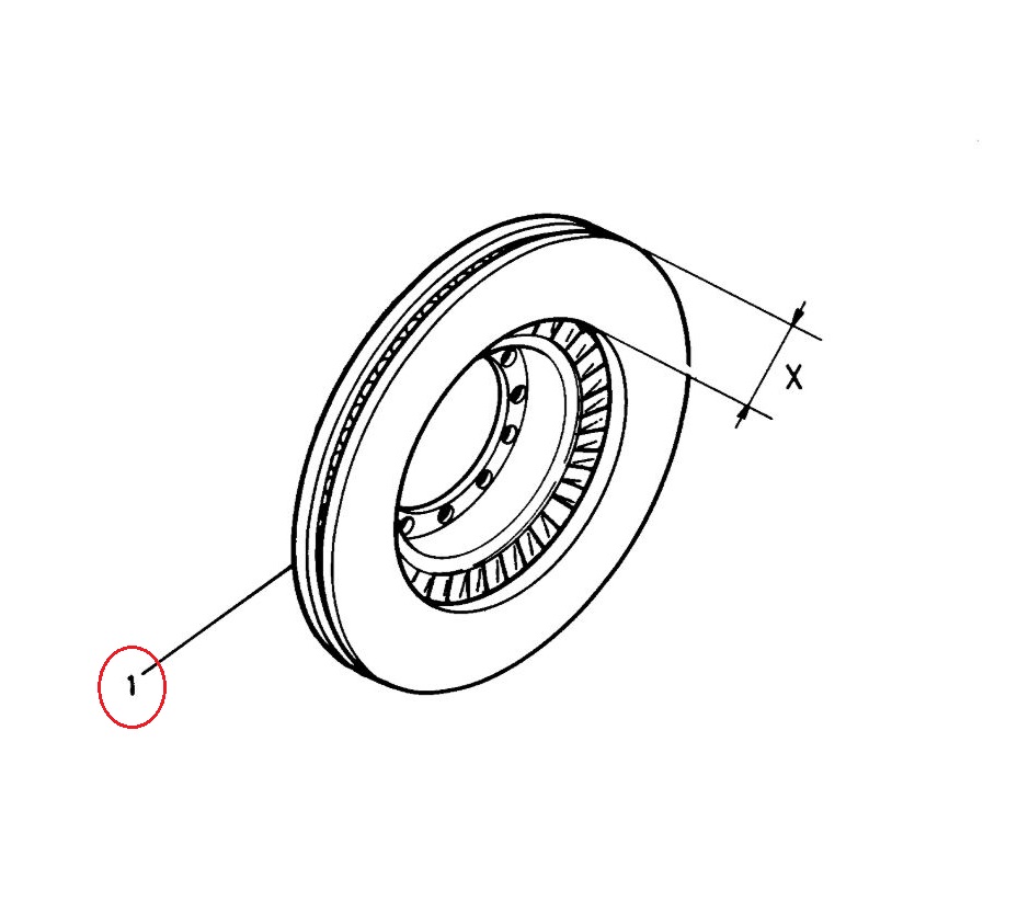 TARCZA HAMULCOWA PRZÓD (410mmx45mm) 5010598308