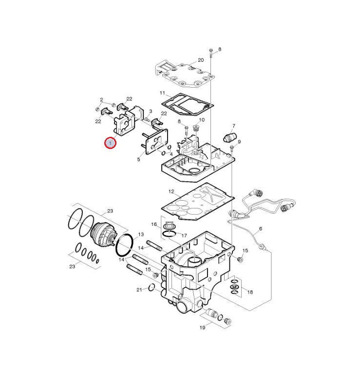 ELEKTROZAWÓR ZWALNIACZA HYDRAULICZNEGO 7403092614