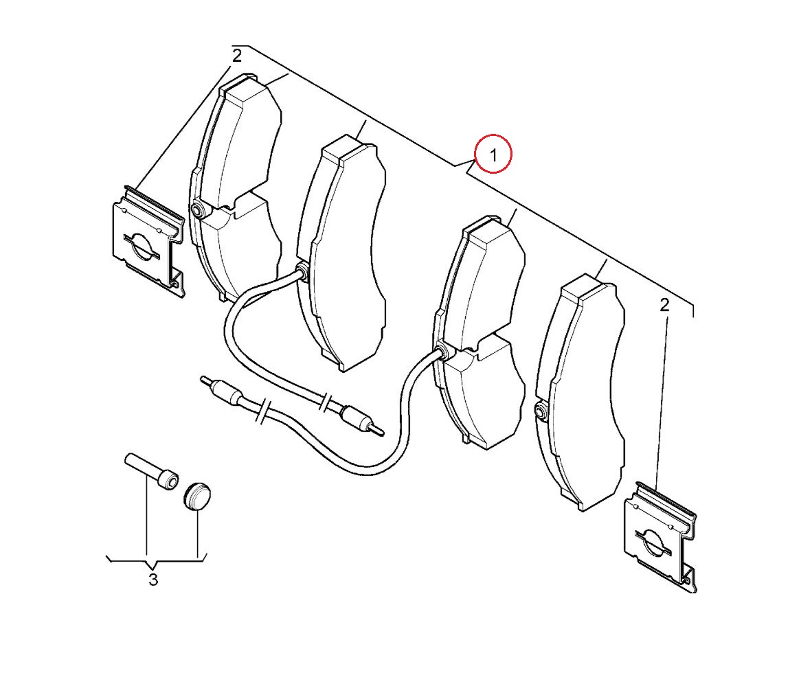 ZESTAW  KLOCKÓW HAMULCOWYCH RENAULT MASCOTT 5001850859