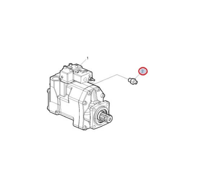 ŁACZNIK POMPY HYDRAULICZNEJ 20588629
