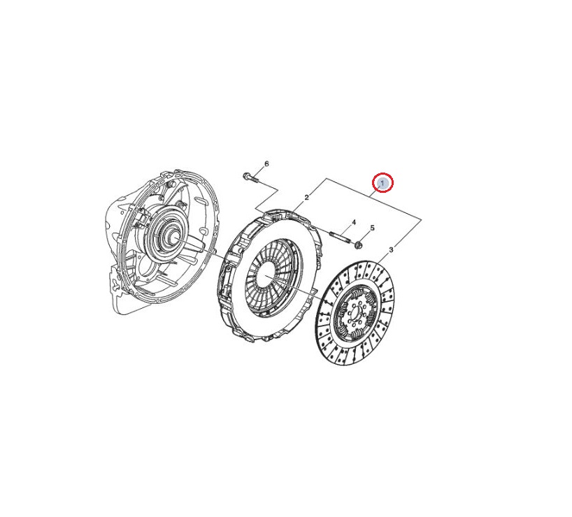 ZESTAW SPRZĘGŁA, REMAN 85030559