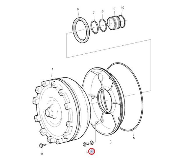 USZCZELKA PRZEKŁADNI HYDROKINETRCZNEJ 1650429