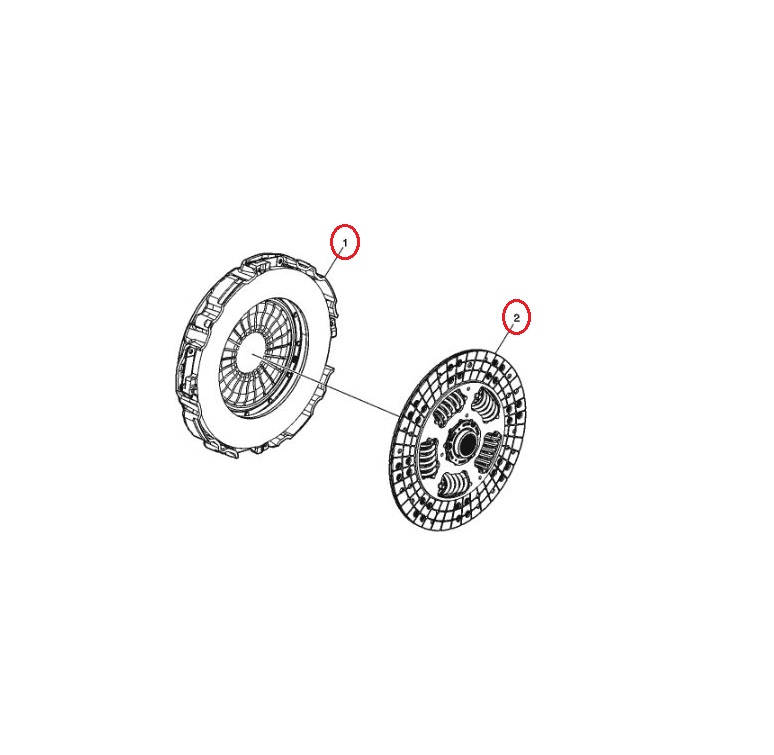 ZESTAW SPRZĘGŁA RENAULT, REMAN 7485030772