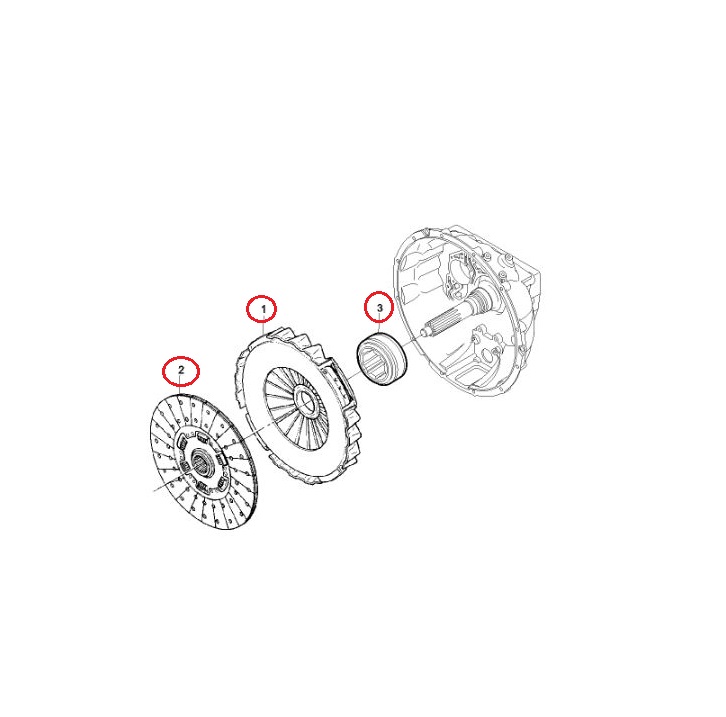 ZESTAW SPRZEGŁA, REMAN 85013815