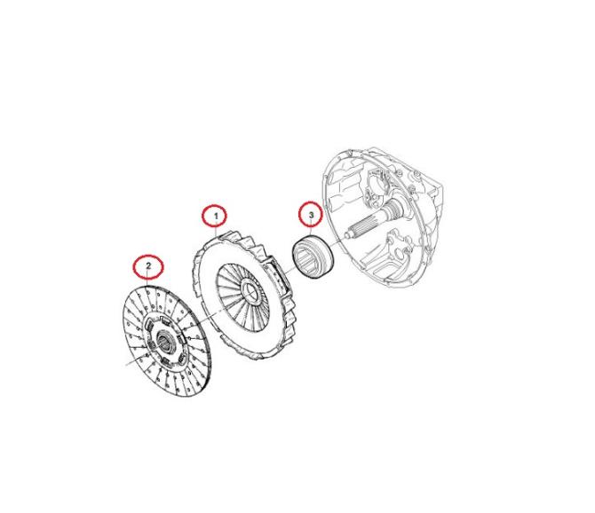 ZESTAW SPRZEGŁA, REMAN 85013815