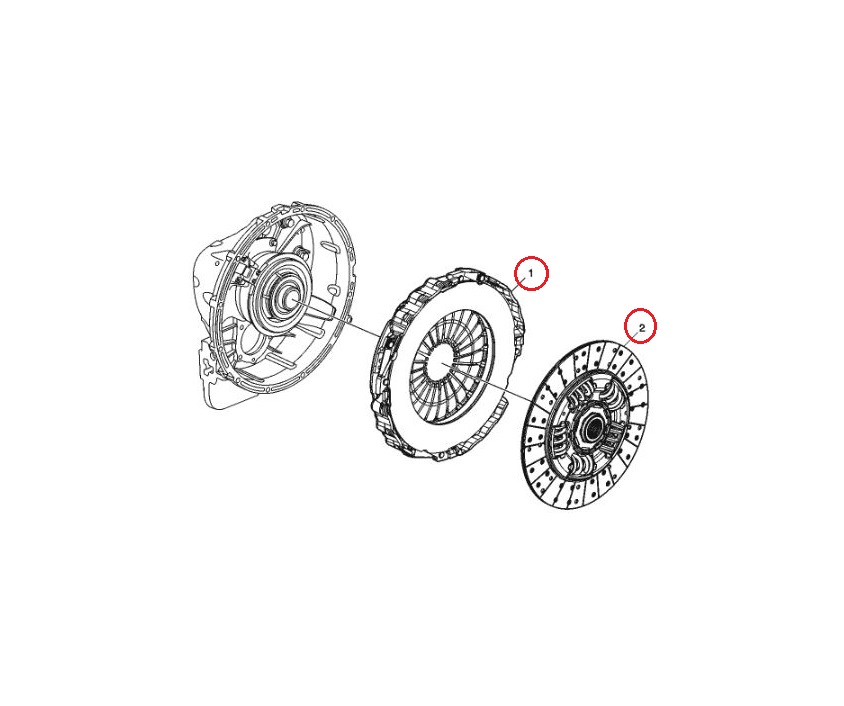 ZESTAW SPRZĘGŁA, REMAN 85030873