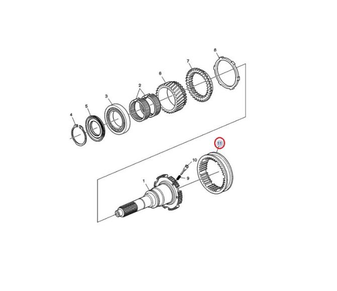 SYNCHRONOZATOR SKRZYNI BIEGÓW 7420760512