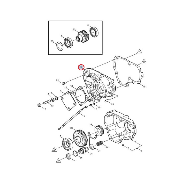 OBUDOWA  PTO VOLVO  21582747