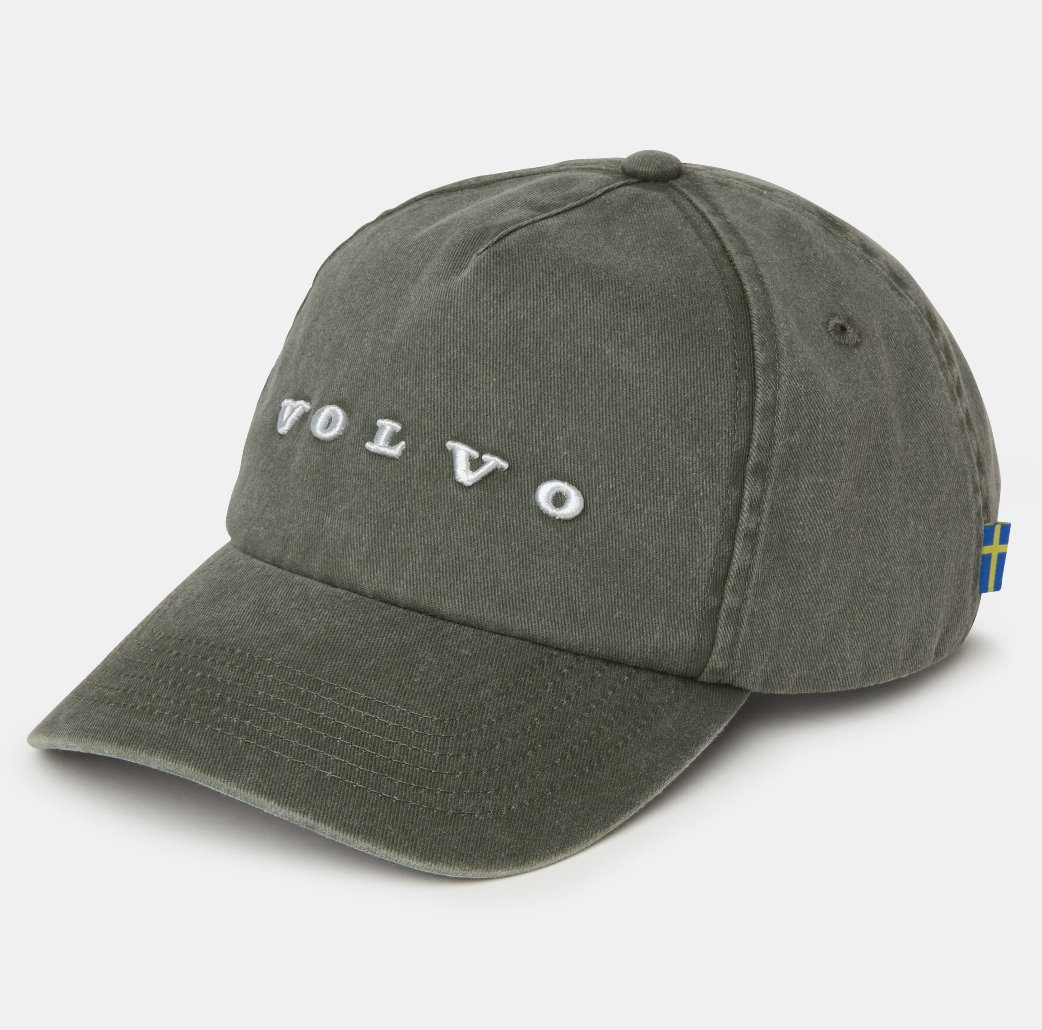 CZAPKA Z DASZKIEM ZIELONA - VOLVO WORD MARK - 
