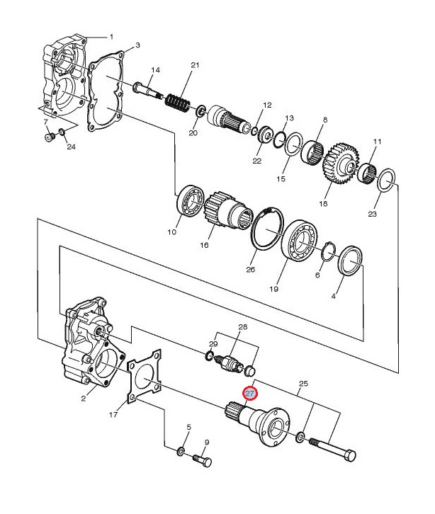 Flansz / wałek pto 5001863415