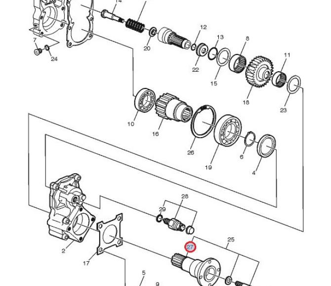Flansz / wałek pto 5001863415