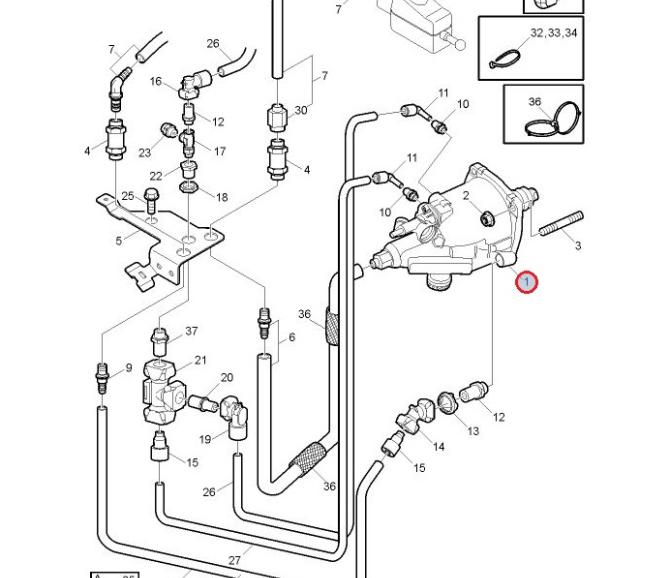 Siłownik sprzęgła Renault d-wide 5010613951