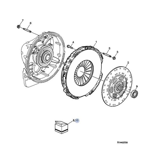 Zestaw sprzęgła Volvo  i-shift, REMAN 85030795