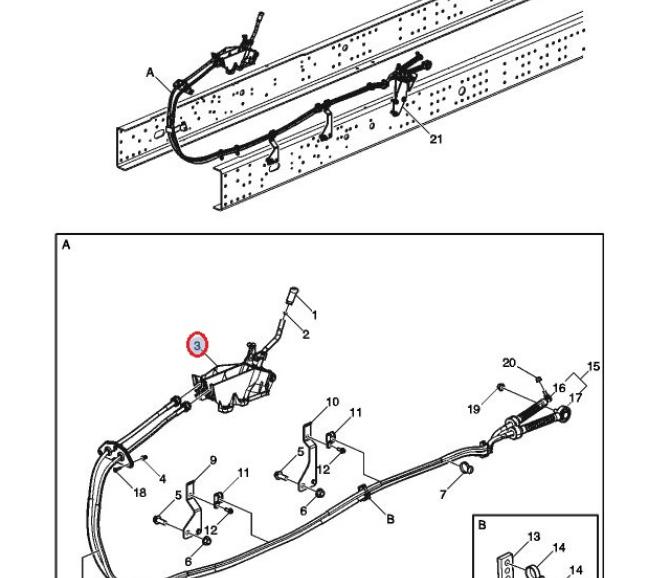 Lewarek zmiany biegów 7420820764