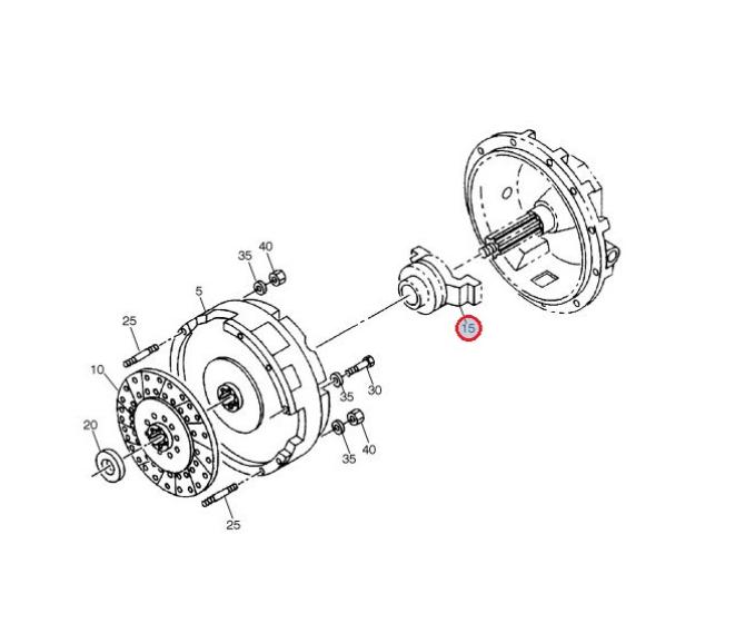 Łożysko oporowe sprzęgła Volvo Volvo fl10 20571928