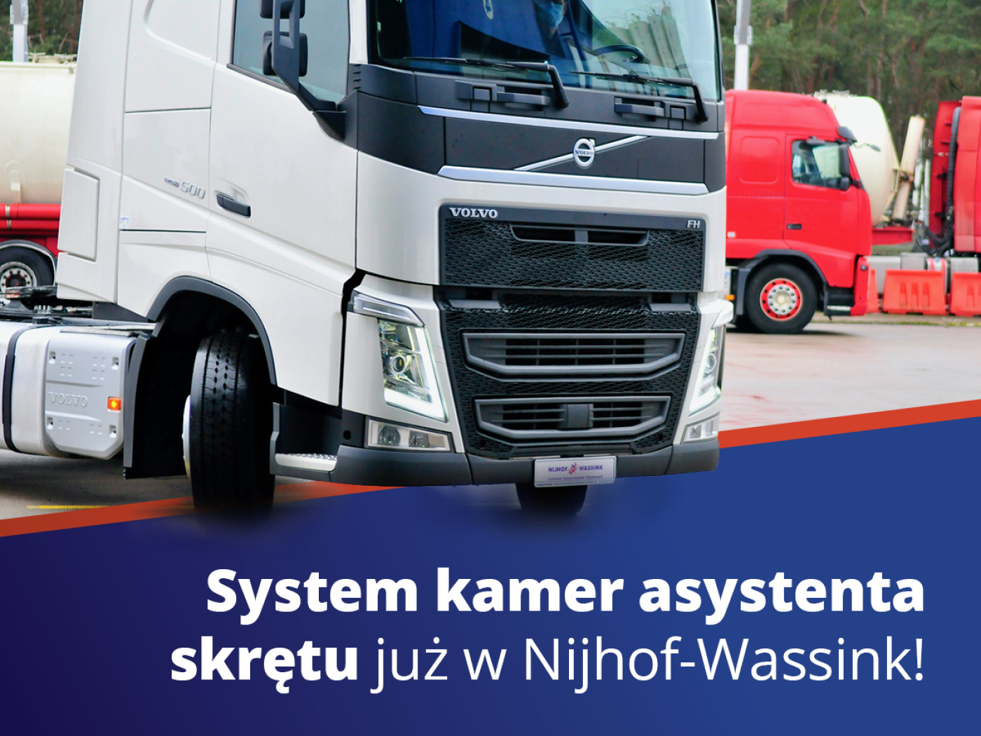 System kamer asystenta skrętu Volvo Trucks już w Nijhof-Wassink!