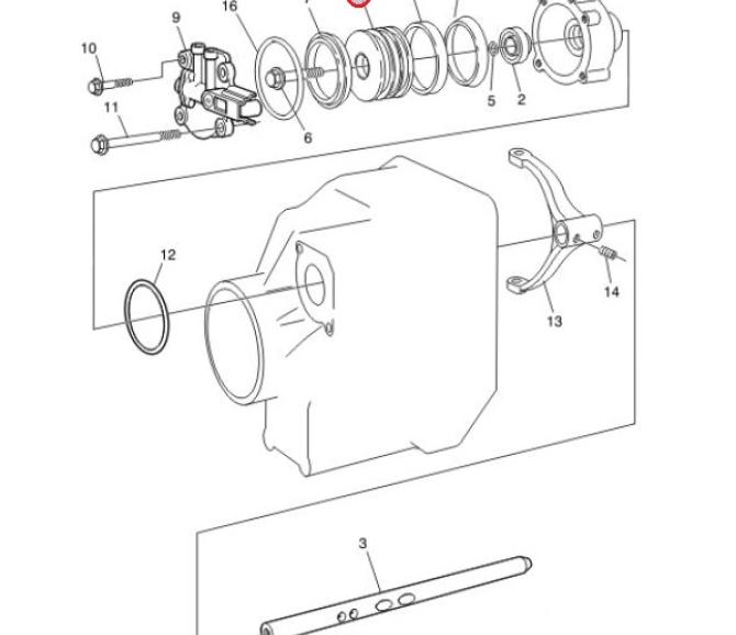 Tłok siłownika zakresów 1521943